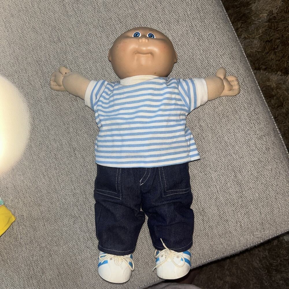 Vintage 1978-1982 Coleco Cabbage Patch Kid Boy Blue Eyes Xavier Roberts
